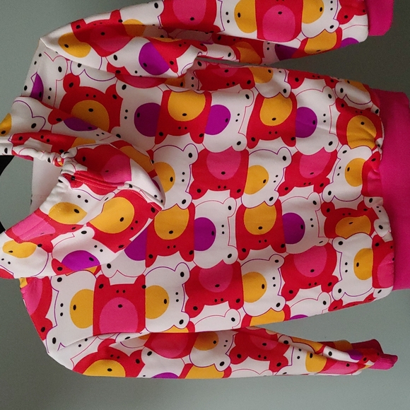 NWT Girl's Light Fleece Froggy Jacket - Picture 3 of 4